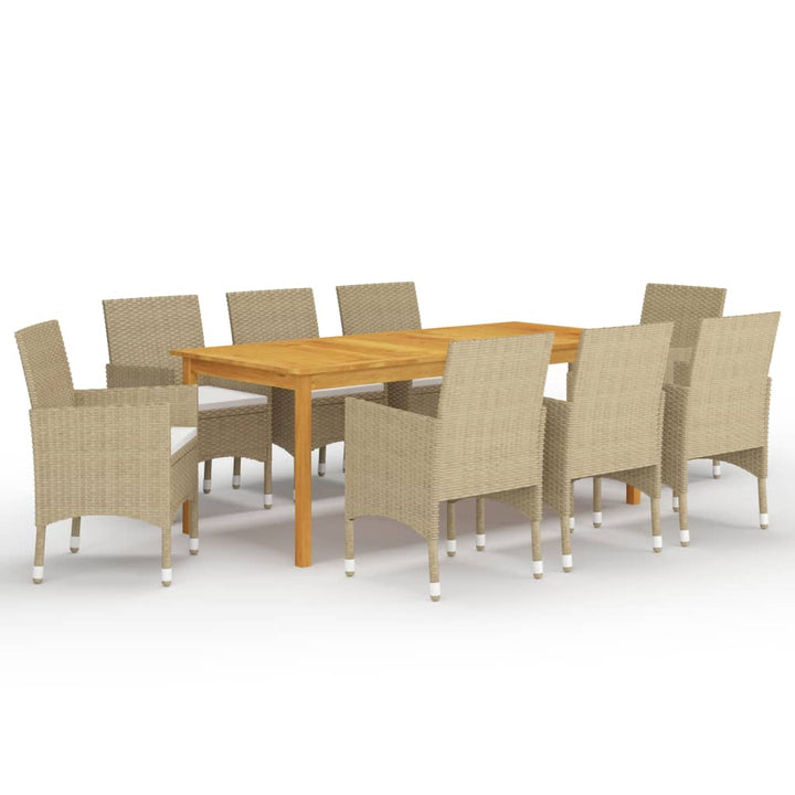 Set Mobilier De Grădină, 9 Piese,