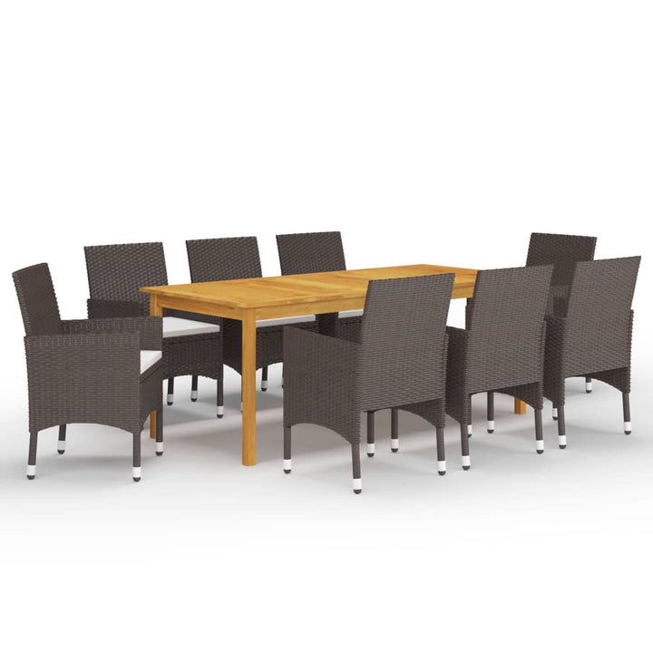 Set Mobilier De Grădină, 9 Piese,