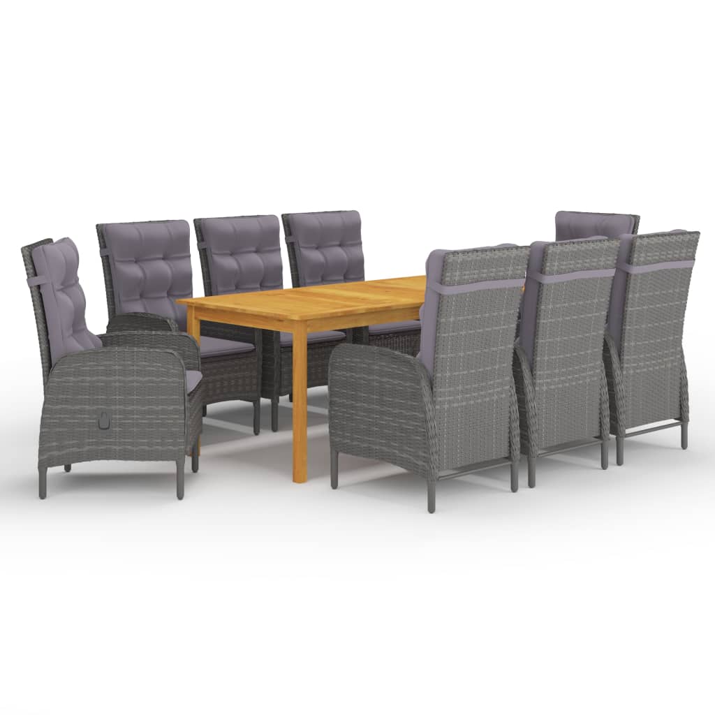 Set Mobilier De Grădină, 9 Piese,