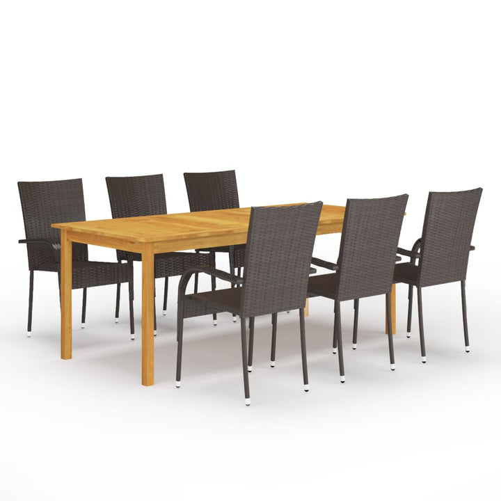 Set Mobilier De Grădină, 9 Piese,