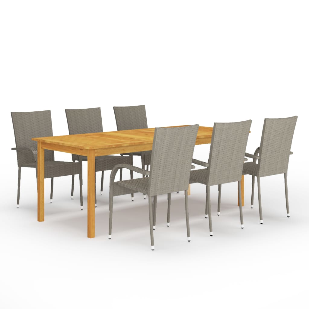 Set Mobilier De Grădină, 9 Piese,