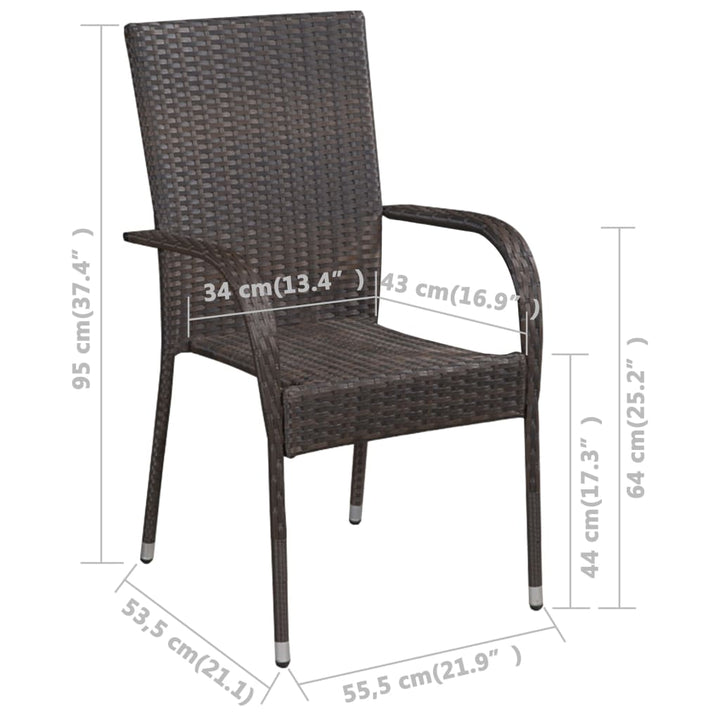 Set Mobilier De Grădină, 9 Piese,