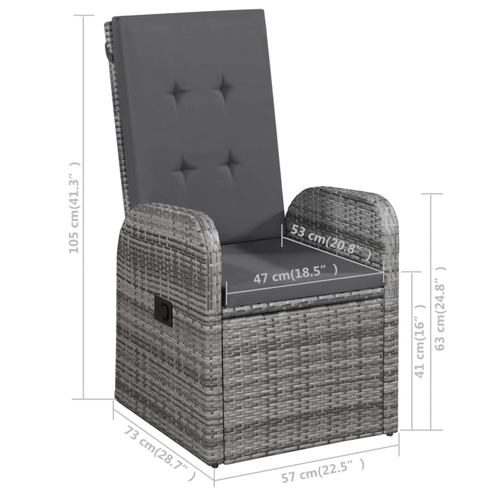Set Mobilier De Grădină, 9 Piese,