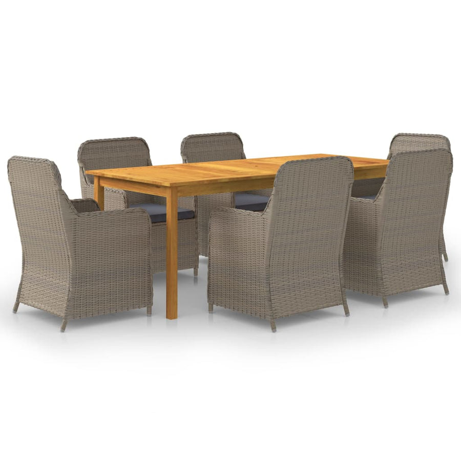 Set Mobilier De Grădină, 7 Piese,