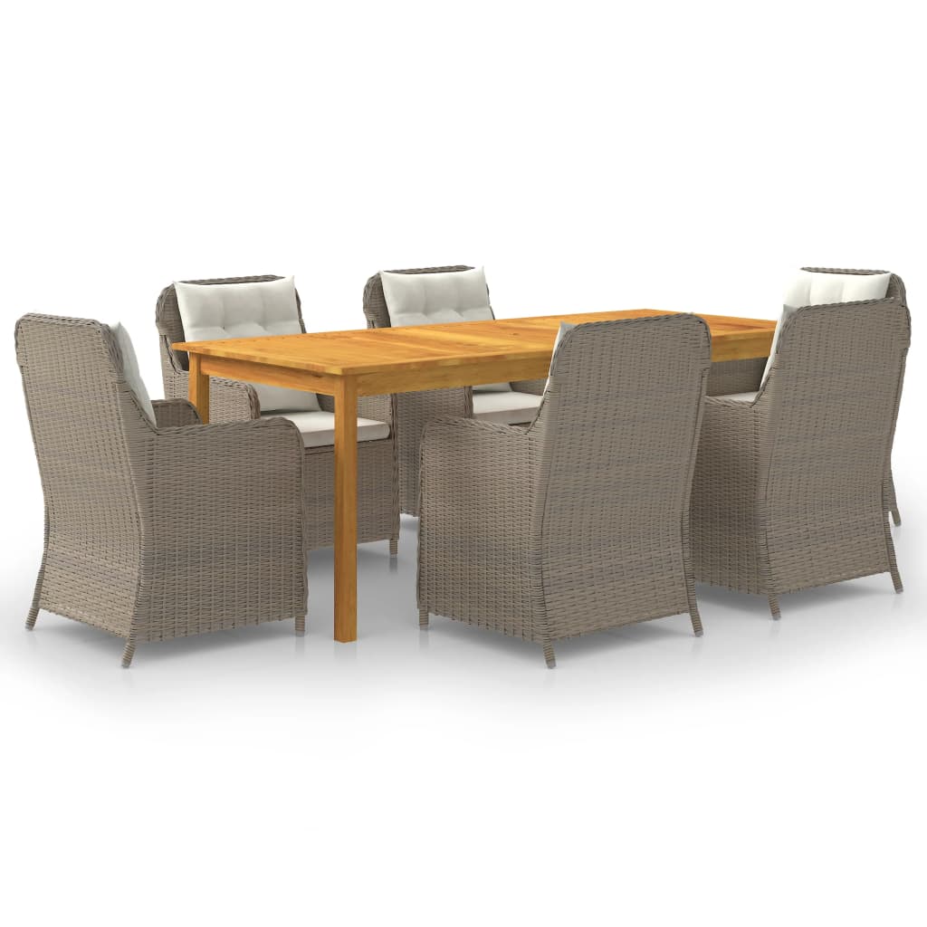 Set Mobilier De Grădină, 7 Piese,