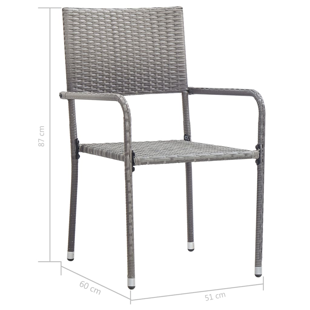 Set Mobilier Pentru Grădină, 7 Piese,