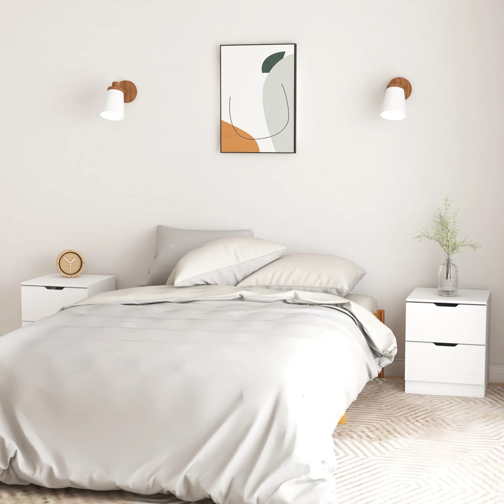 Noptiere, 2 Buc., , 40X40X50 Cm, Lemn Prelucrat
