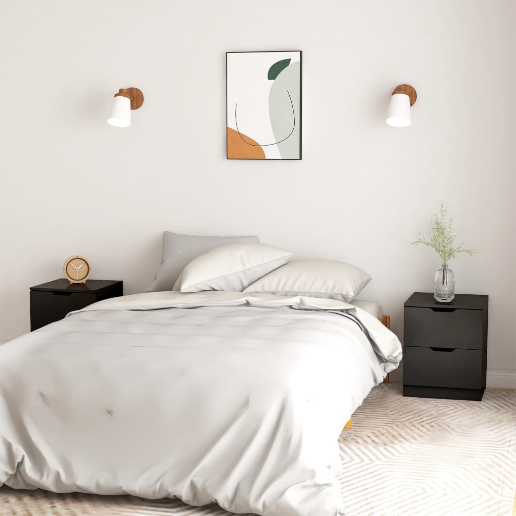Noptiere, 2 Buc., , 40X40X50 Cm, Lemn Prelucrat