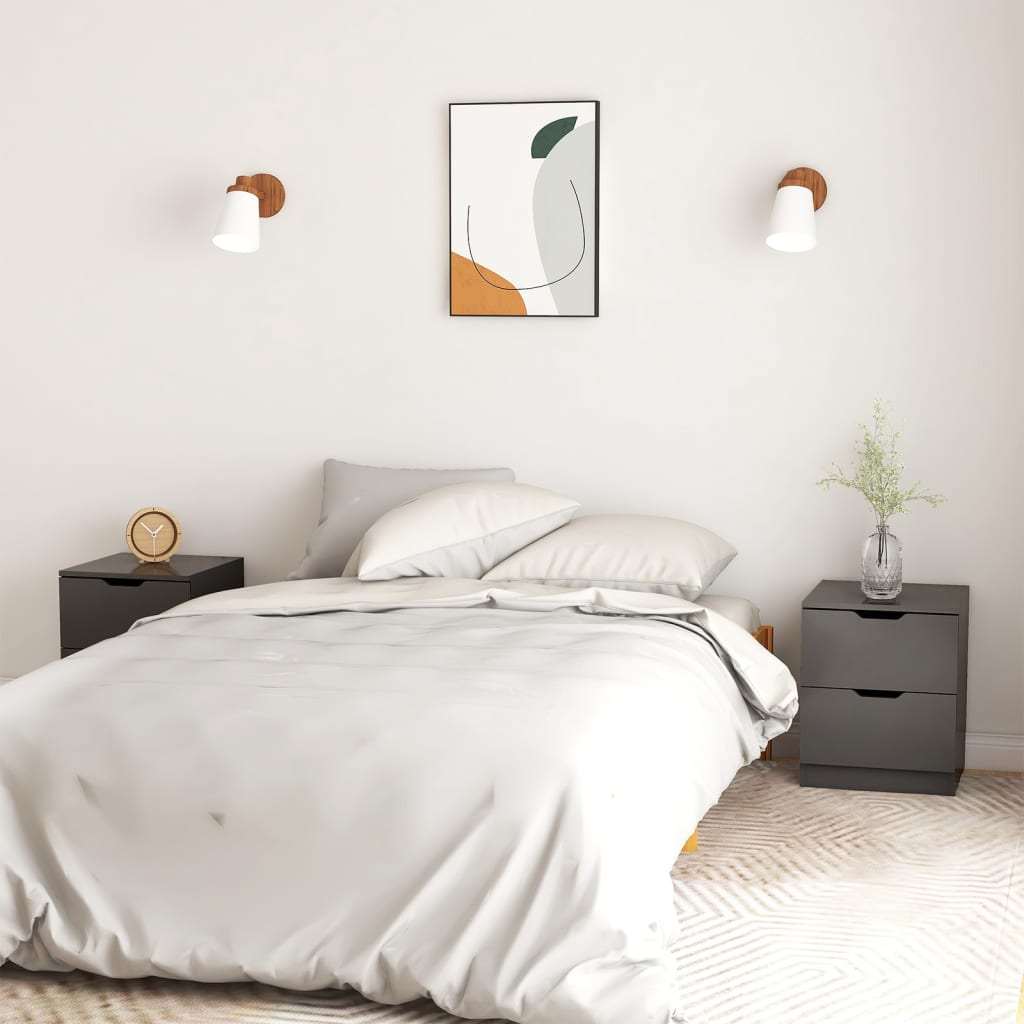Noptiere, 2 Buc., , 40X40X50 Cm, Lemn Prelucrat