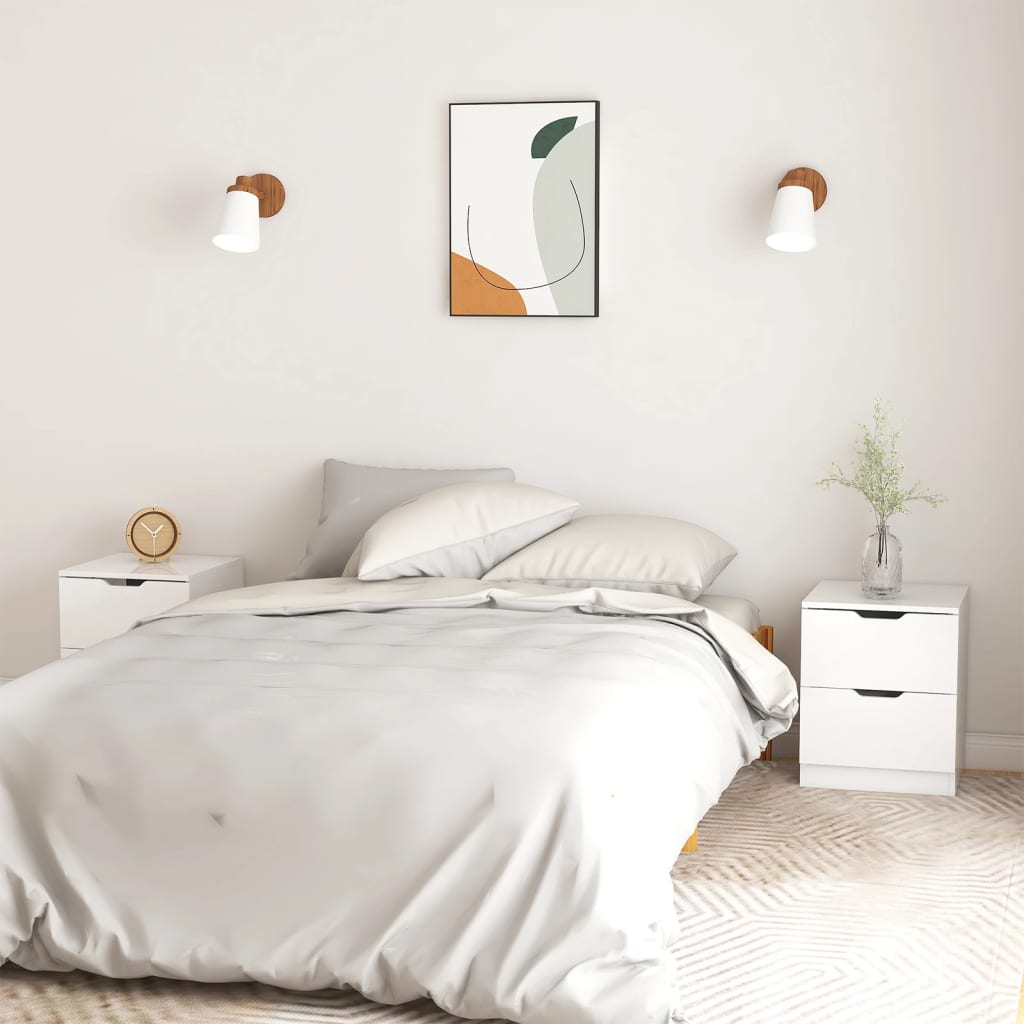 Noptiere, 2 Buc., , 40X40X50 Cm, Lemn Prelucrat