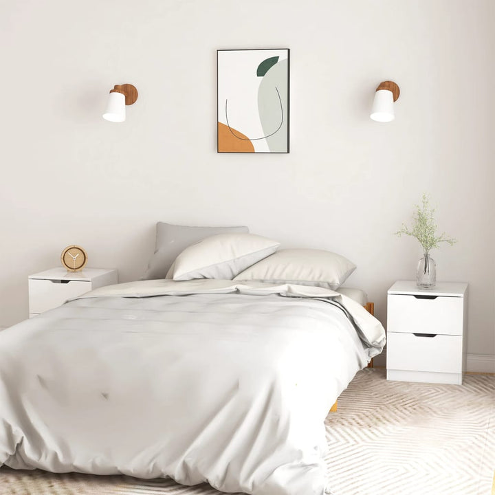 Noptiere, 2 Buc., , 40X40X50 Cm, Lemn Prelucrat