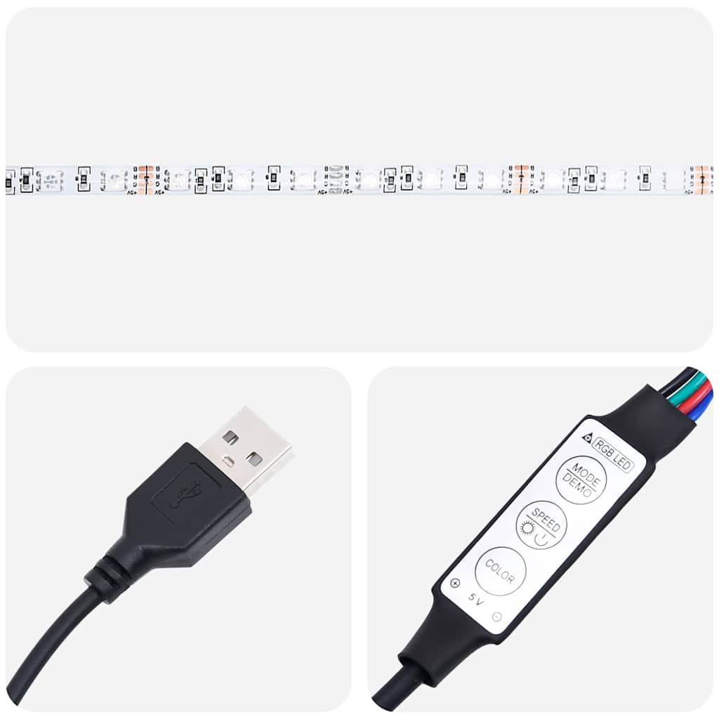Noptieră Cu Led, Alb/Stejar Sonoma, 45X35X67 Cm, Lemn Prelucrat