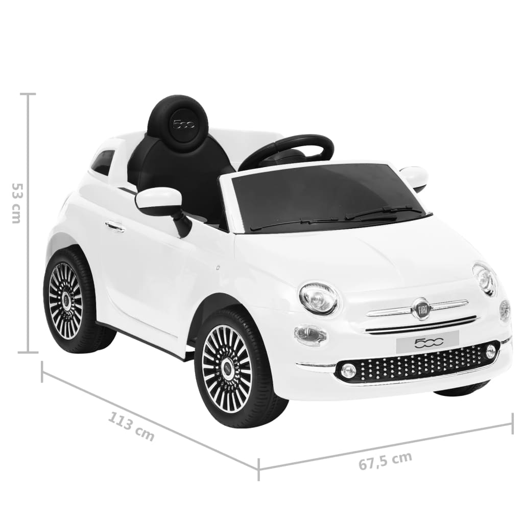 Mașină Electrică Pentru Copii Fiat 500,