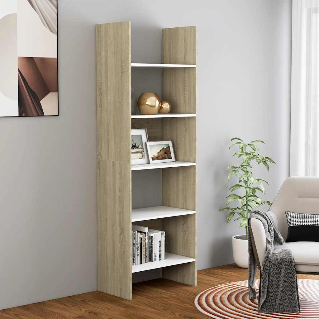 Bibliotecă, , 60X35X180 Cm, Lemn Prelucrat