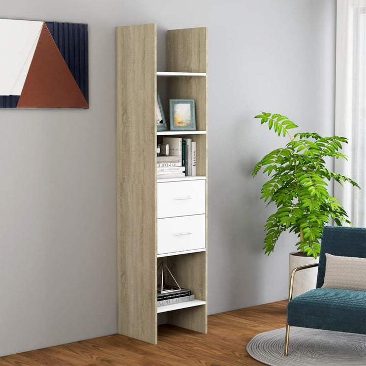Bibliotecă, , 40X35X180 Cm, Lemn Prelucrat