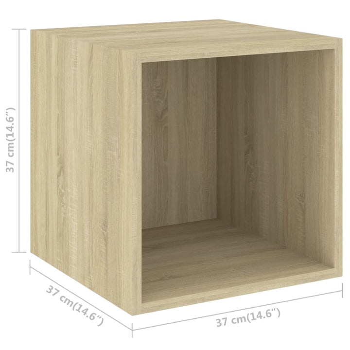 Dulapuri De Perete, 2 Buc., , 37X37X37 Cm, Pal