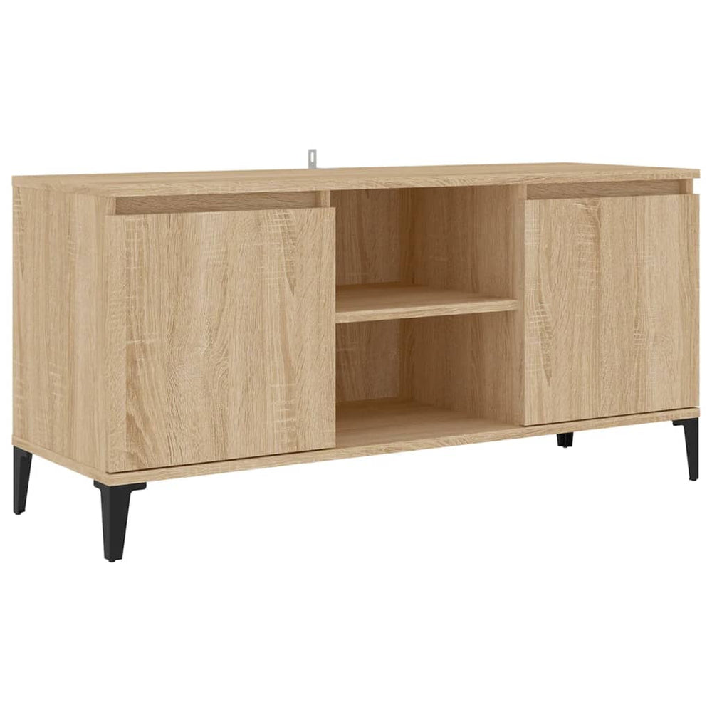 Comodă Tv Cu Picioare Metalice, , 103,5X35X50 Cm