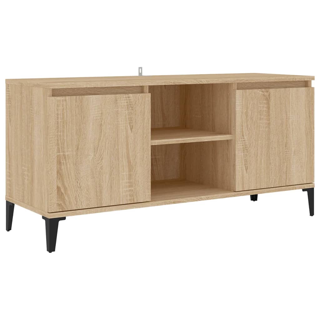 Comodă Tv Cu Picioare Metalice, , 103,5X35X50 Cm
