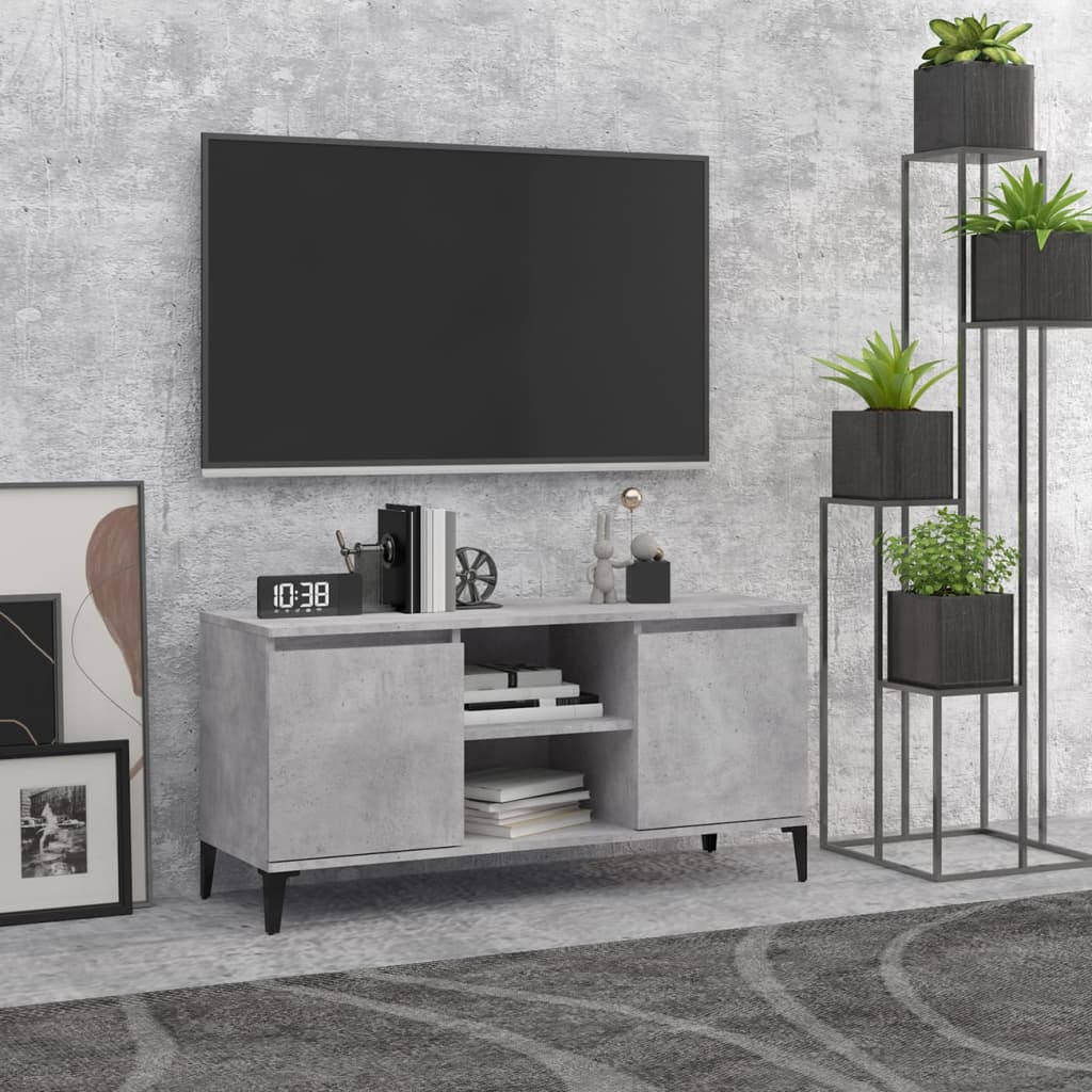 Comodă Tv Cu Picioare Metalice, , 103,5X35X50 Cm