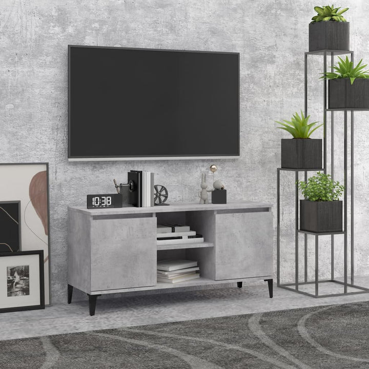 Comodă Tv Cu Picioare Metalice, , 103,5X35X50 Cm
