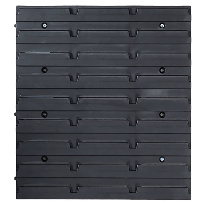 Set Cutii Depozitare 141 Piese Cu Panouri De Perete, Roșu&Negru