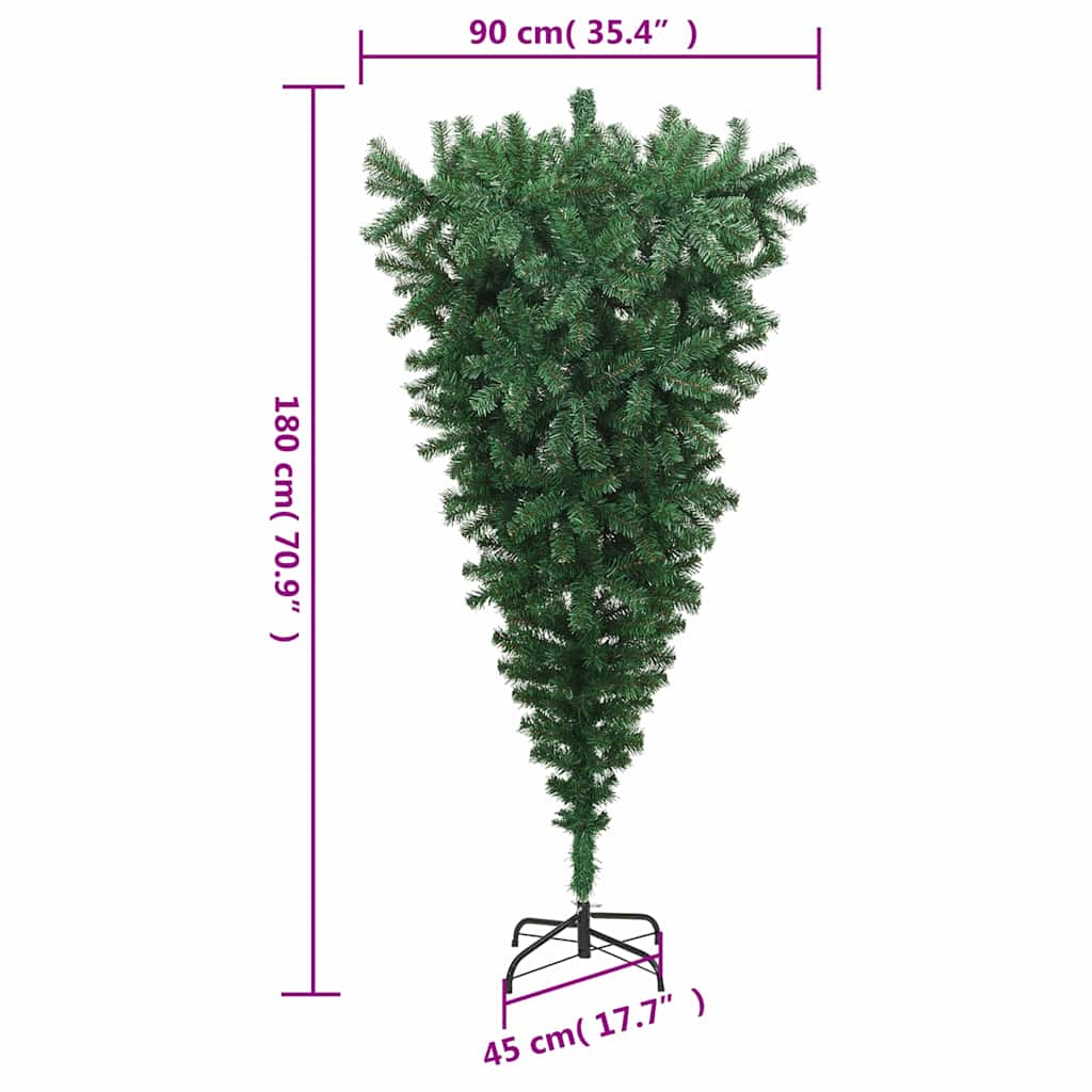 Pom De Crăciun Artificial Inversat, Cu Suport, , 180 Cm