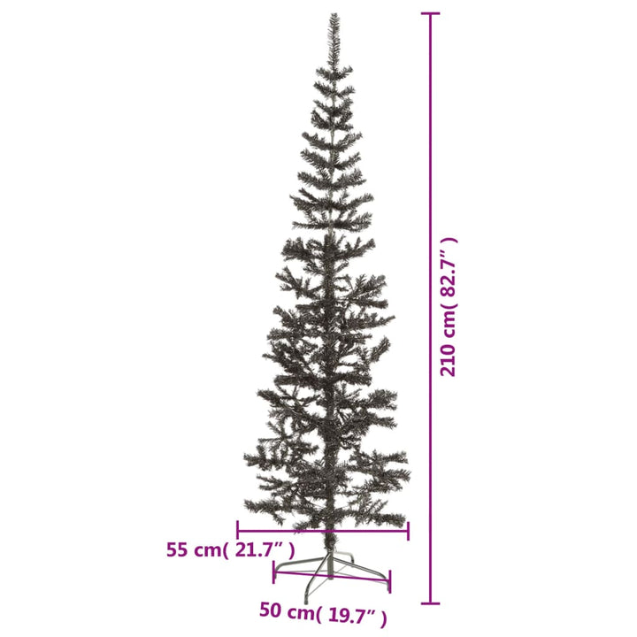 Brad De Crăciun Artificial Subțire, , 210 Cm