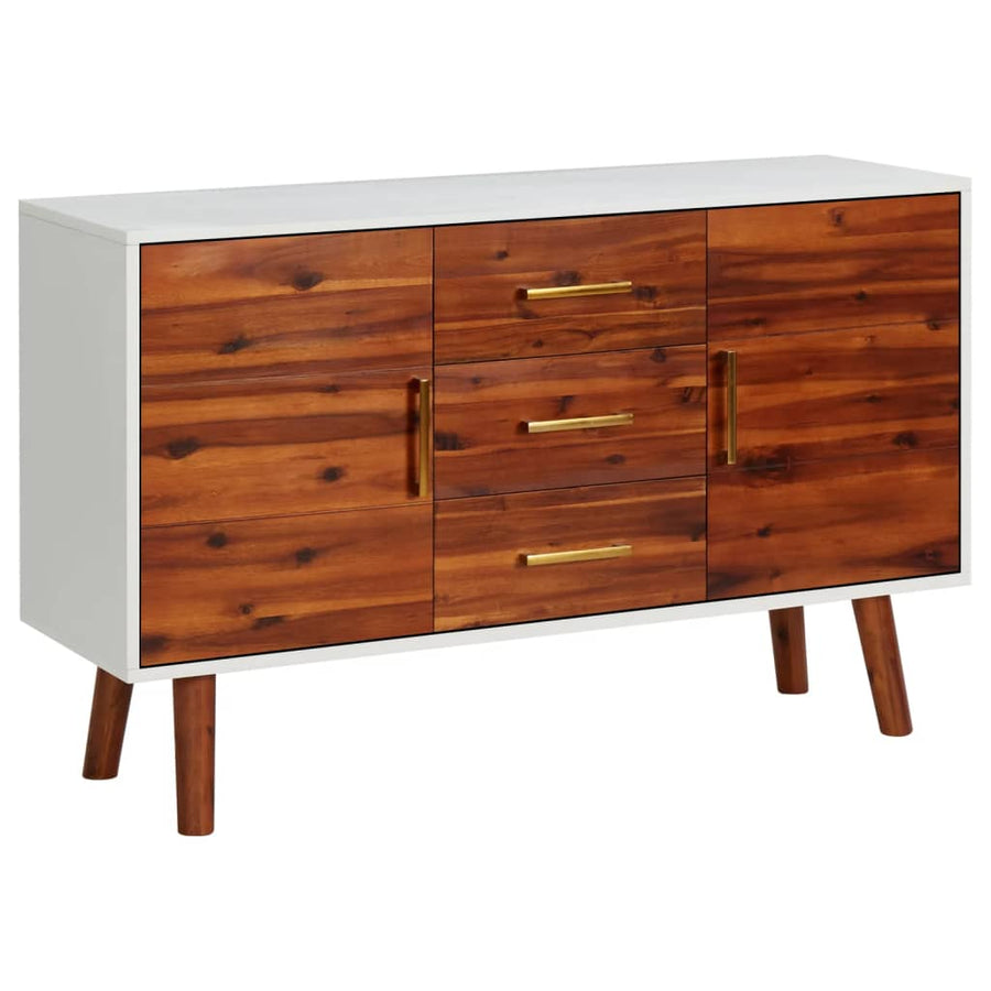 Servantă, 110X35X70 Cm, Lemn Masiv De Acacia Și Mdf