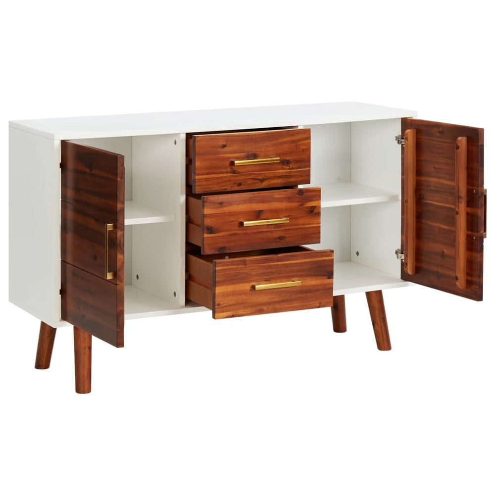 Servantă, 110X35X70 Cm, Lemn Masiv De Acacia Și Mdf