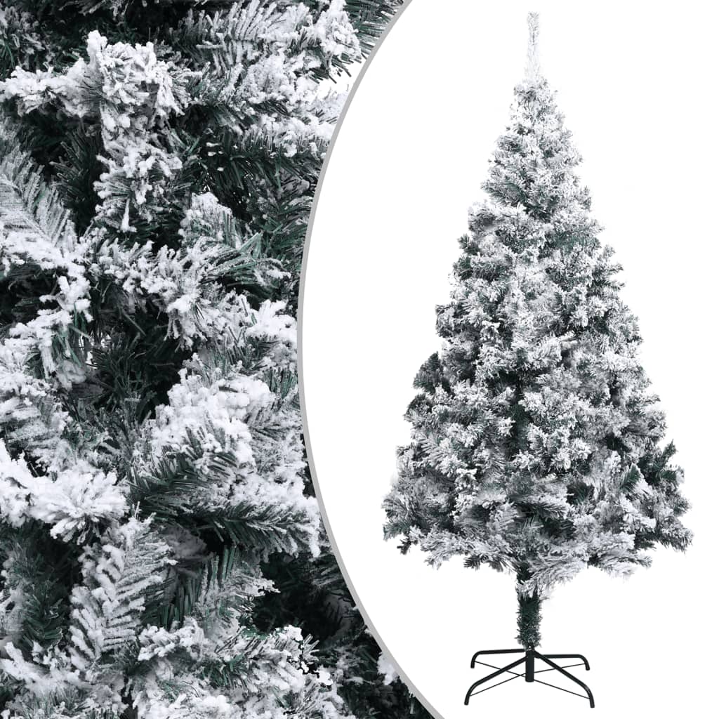 Brad De Crăciun Artificial Cu Zăpadă, Verde, 300 Cm, Pvc