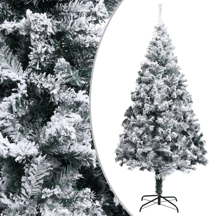Brad De Crăciun Artificial Cu Zăpadă, Verde, 300 Cm, Pvc