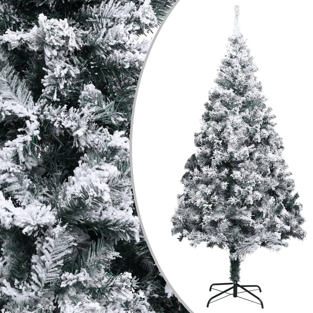Brad De Crăciun Artificial Cu Zăpadă, Verde, 300 Cm, Pvc