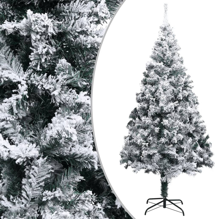 Brad De Crăciun Artificial Cu Zăpadă, Verde, 300 Cm, Pvc