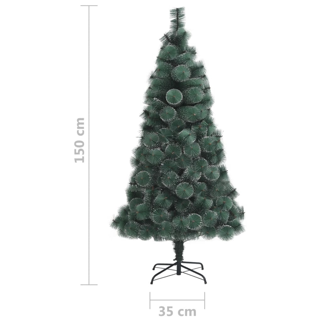 Brad De Crăciun Artificial Cu Suport, Verde, 150 Cm, Pet