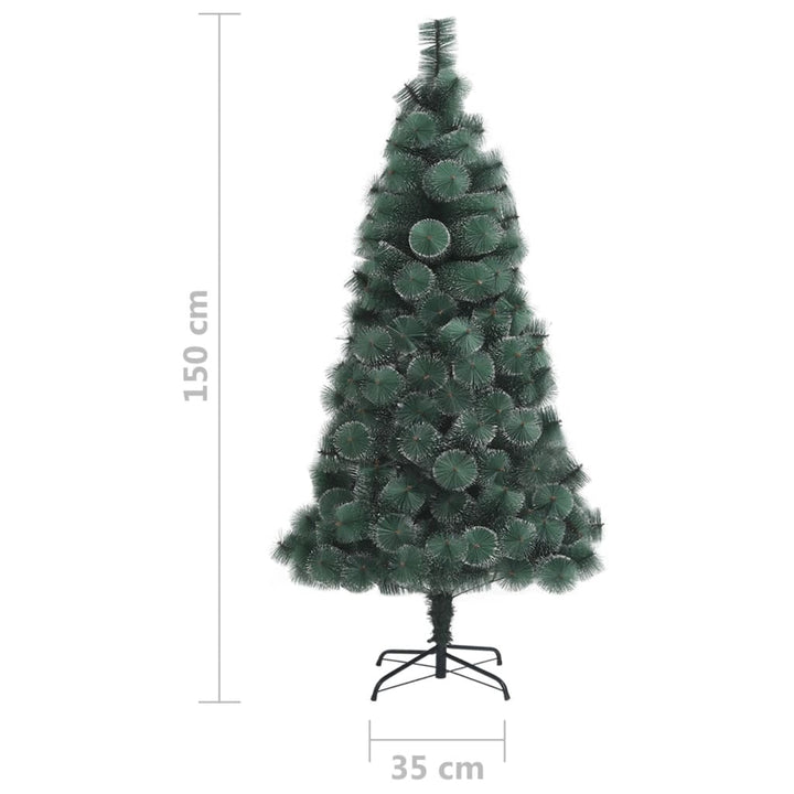 Brad De Crăciun Artificial Cu Suport, Verde, 150 Cm, Pet
