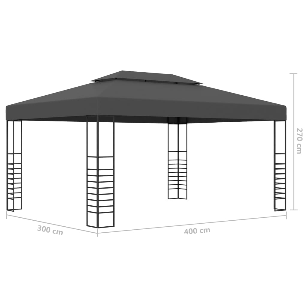 Pavilion Cu Șir De Lumini Led, , 3X4 M
