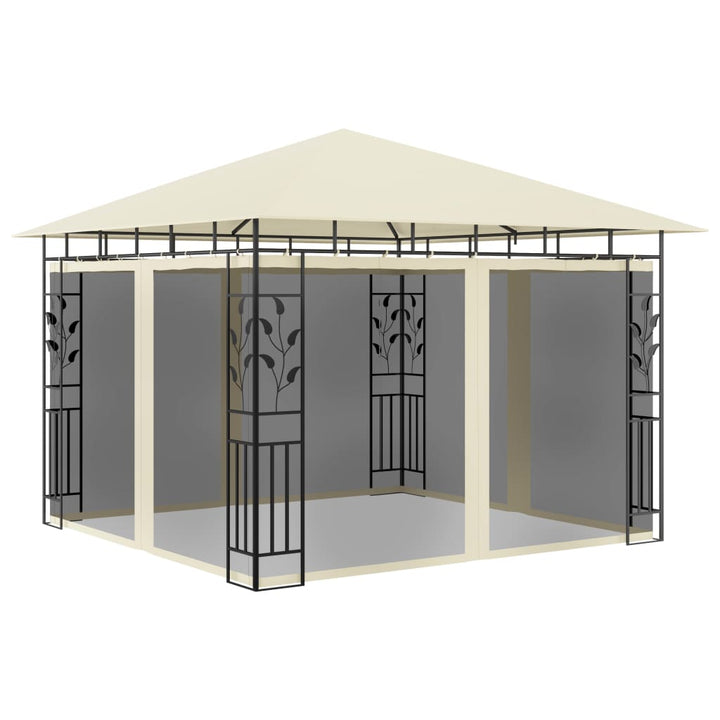 Pavilion Cu Plasă Anti-Țânțari & Lumini Led 3X3X2,73M