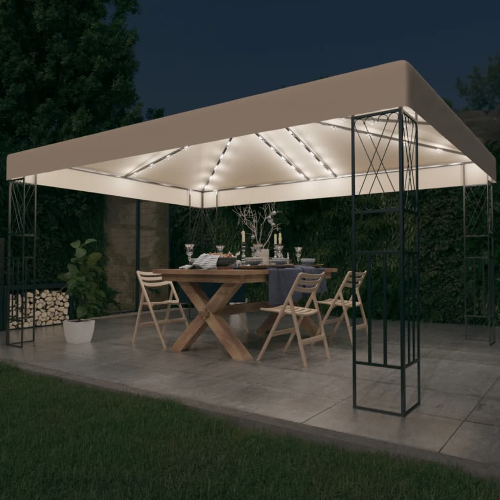 Pavilion Cu Șir De Lumini, , , Material Textil