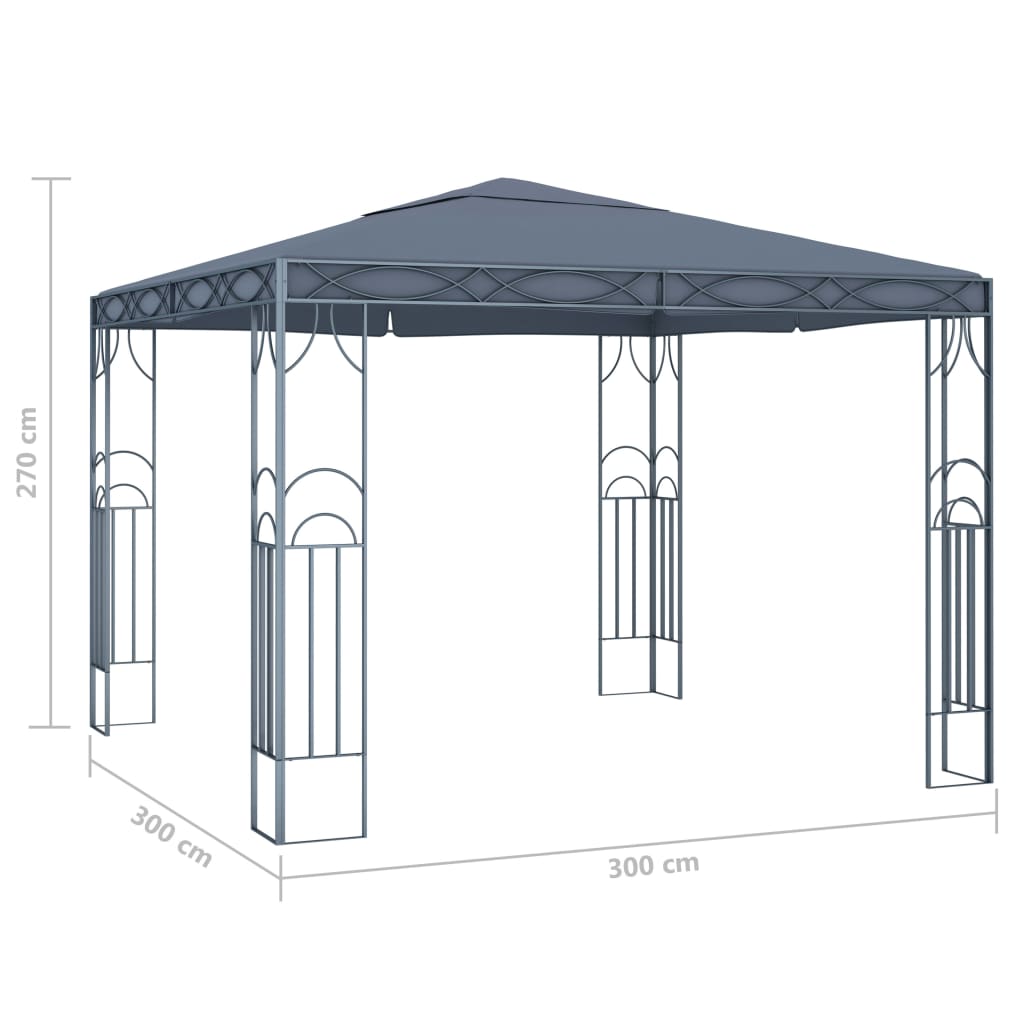 Pavilion Cu Șir De Lumini Led, , 300X300Cm