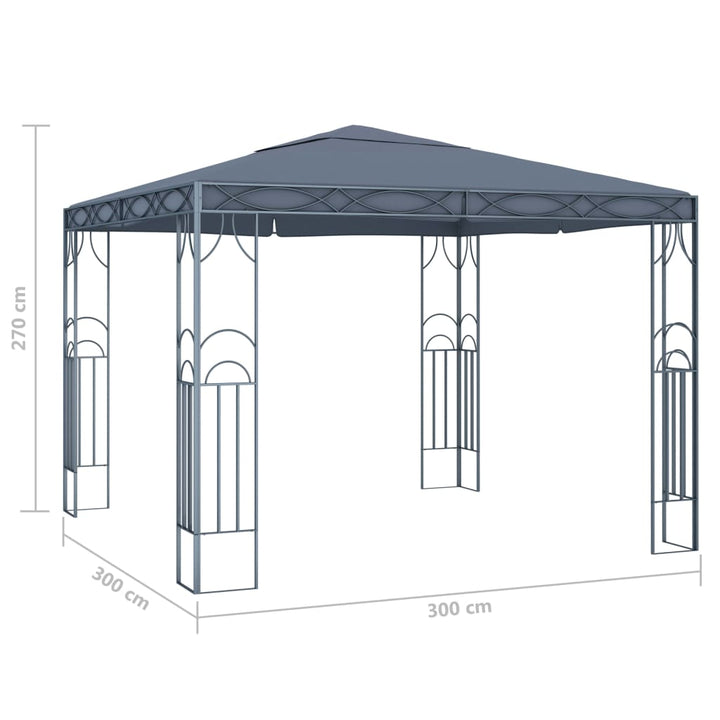 Pavilion Cu Șir De Lumini Led, , 300X300Cm