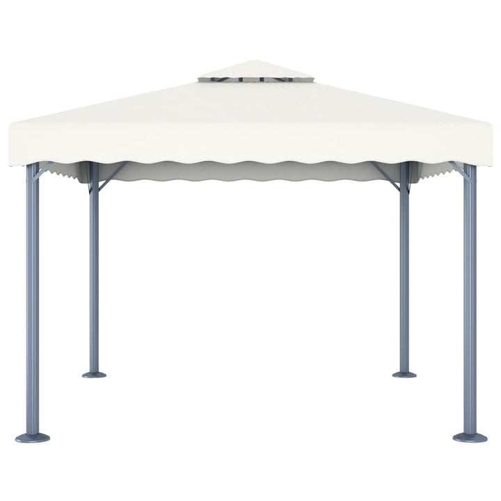 Pavilion Cu Șiruri De Lumini Led, , 300X300 Cm, Aluminiu