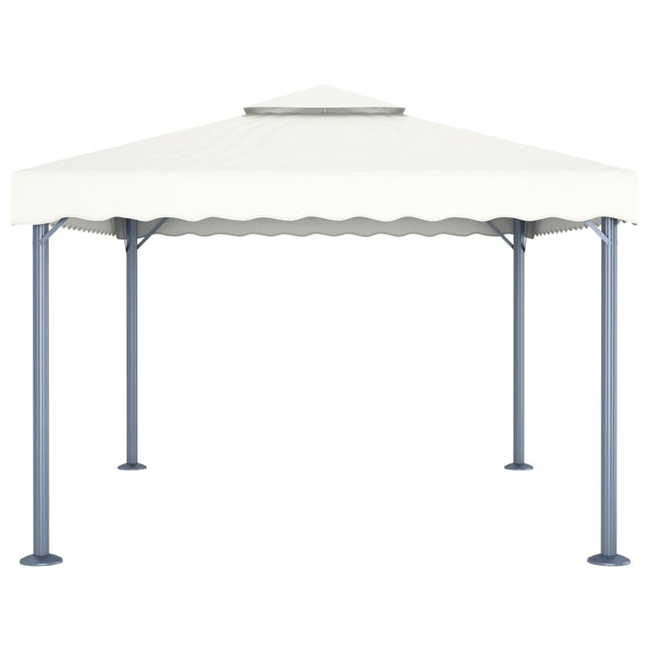 Pavilion Cu Șiruri Lumini Led, , 400X300 Cm, Aluminiu