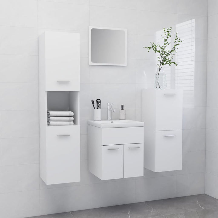 Set Mobilier De Baie, , Lemn Prelucrat