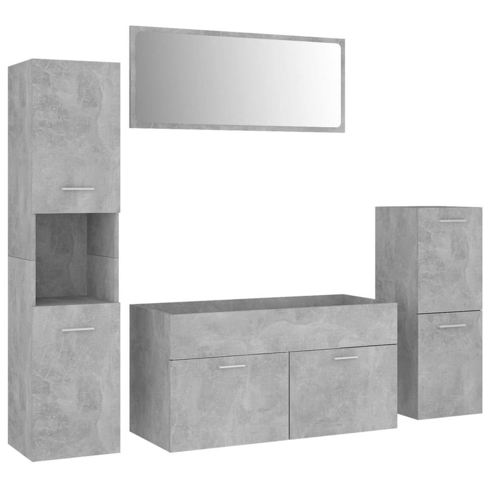 Set Mobilier De Baie, , Lemn Prelucrat