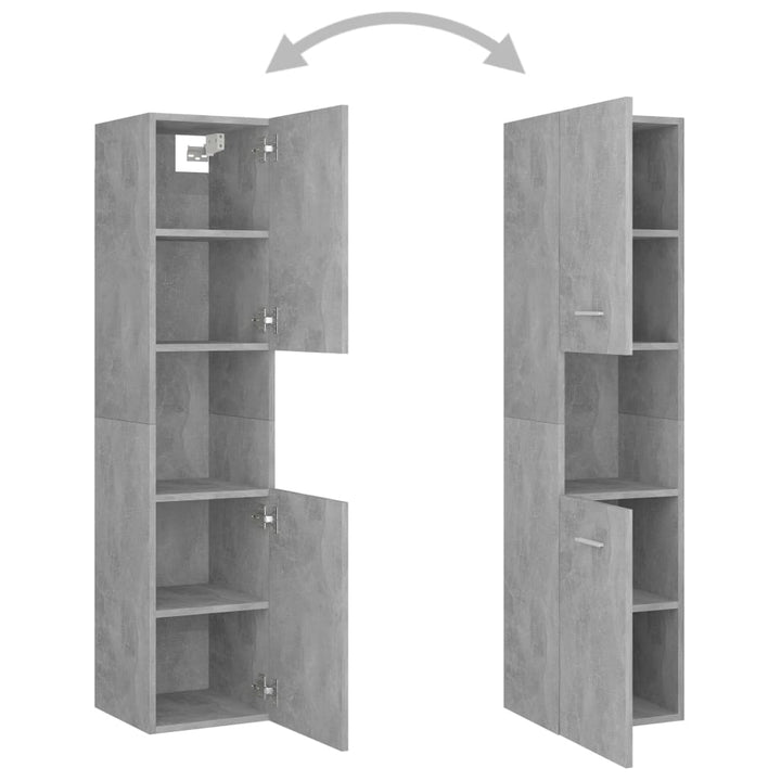 Set Mobilier De Baie, , Lemn Prelucrat
