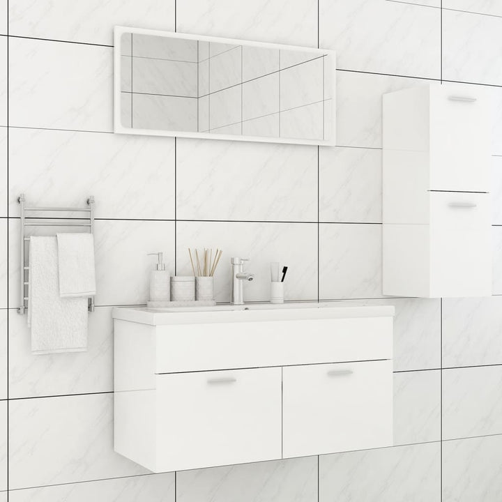 Set Mobilier De Baie, , Lemn Prelucrat