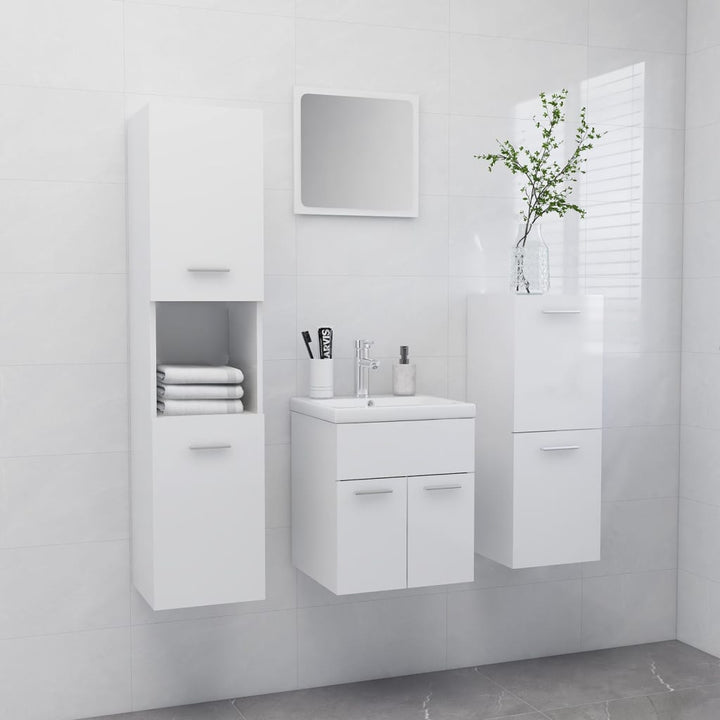 Set Mobilier De Baie, , Lemn Prelucrat