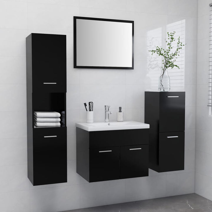 Set Mobilier De Baie, , Lemn Prelucrat