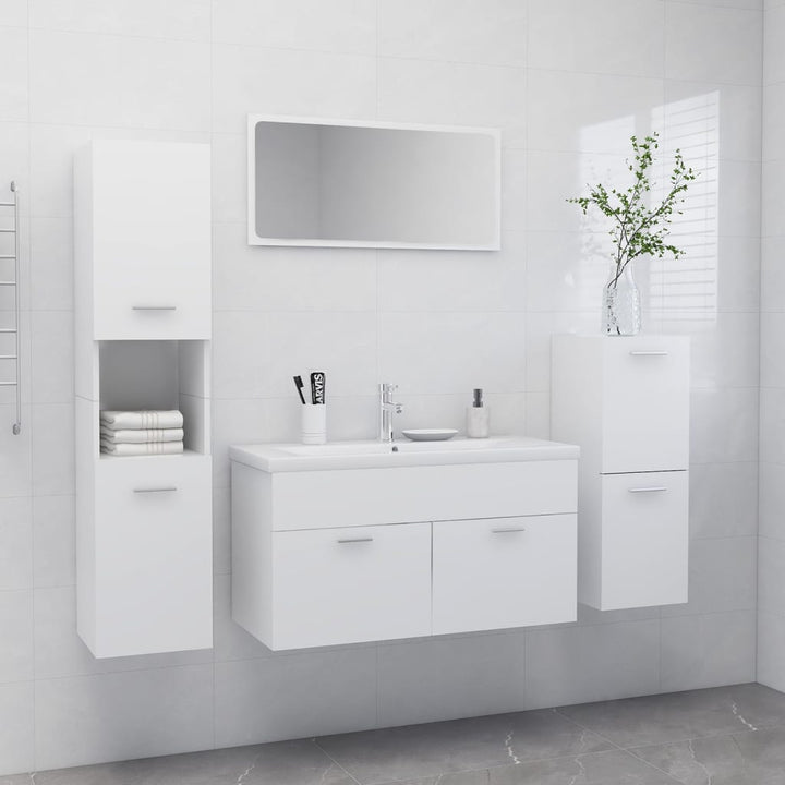 Set Mobilier De Baie, , Lemn Prelucrat