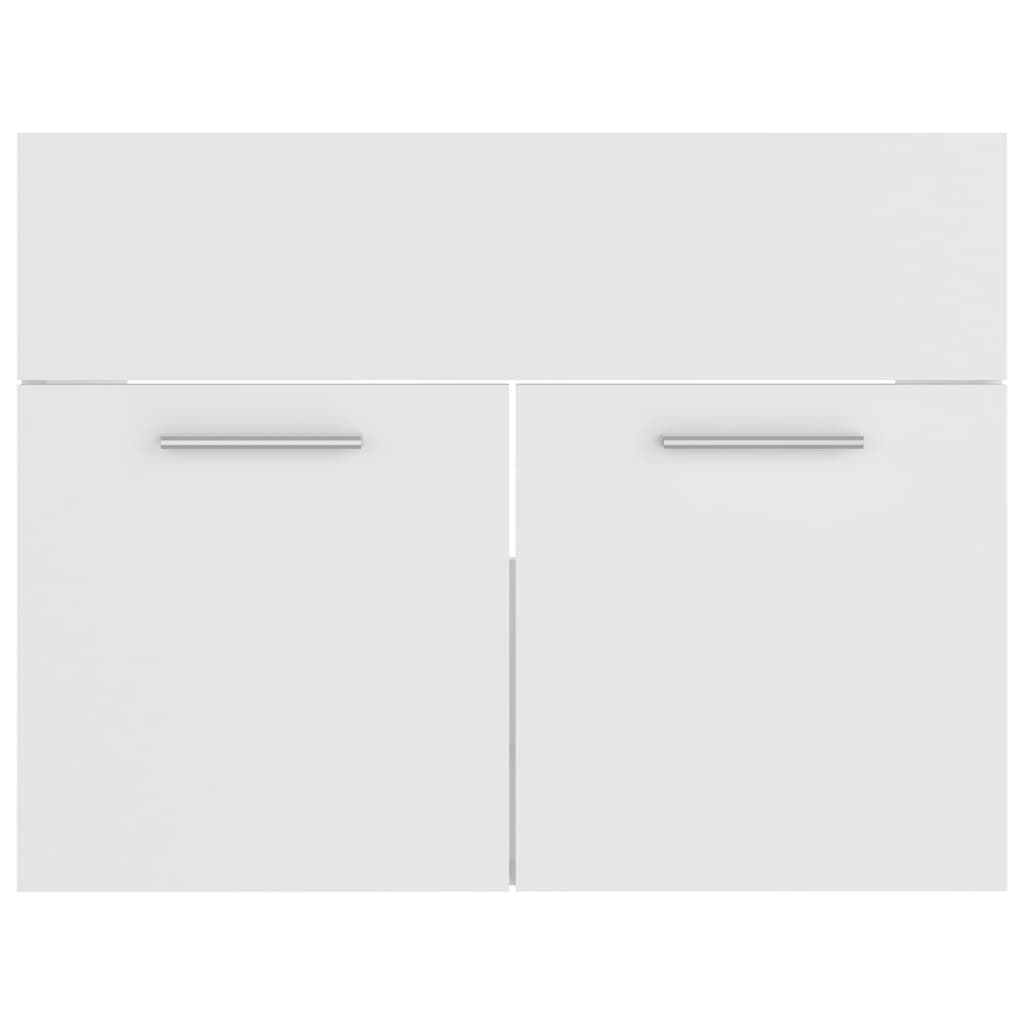 Set Mobilier De Baie, , Lemn Prelucrat Alb